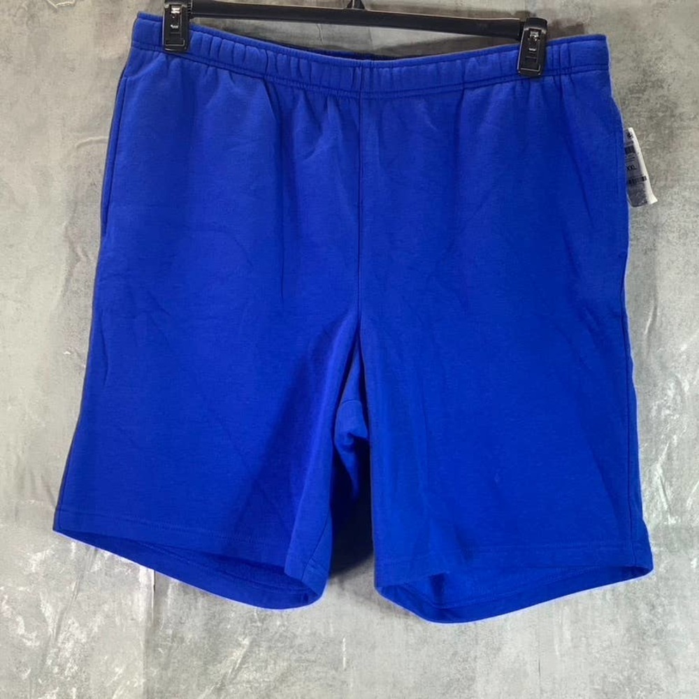 ID Ideology Men's Deep Colbat Elastic Waistband Fleece Shorts SZ 2XL